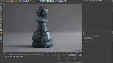 Modeling a pawn with the Lathe Tool in Cinema 4D,