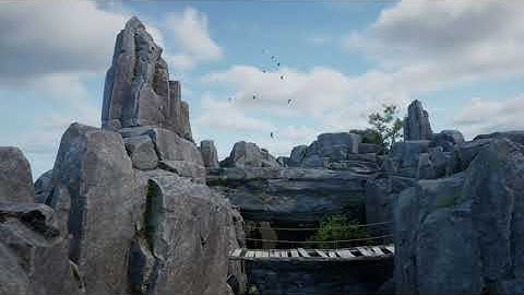 Unreal Engine 5: Realistic Nature Rock Scene