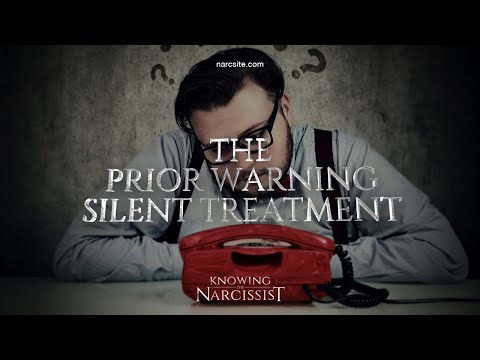 The Prior Warning Silent Treatment