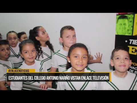 Estudiantes del Colegio Antonio Nariño visitan Enlace televisión.
