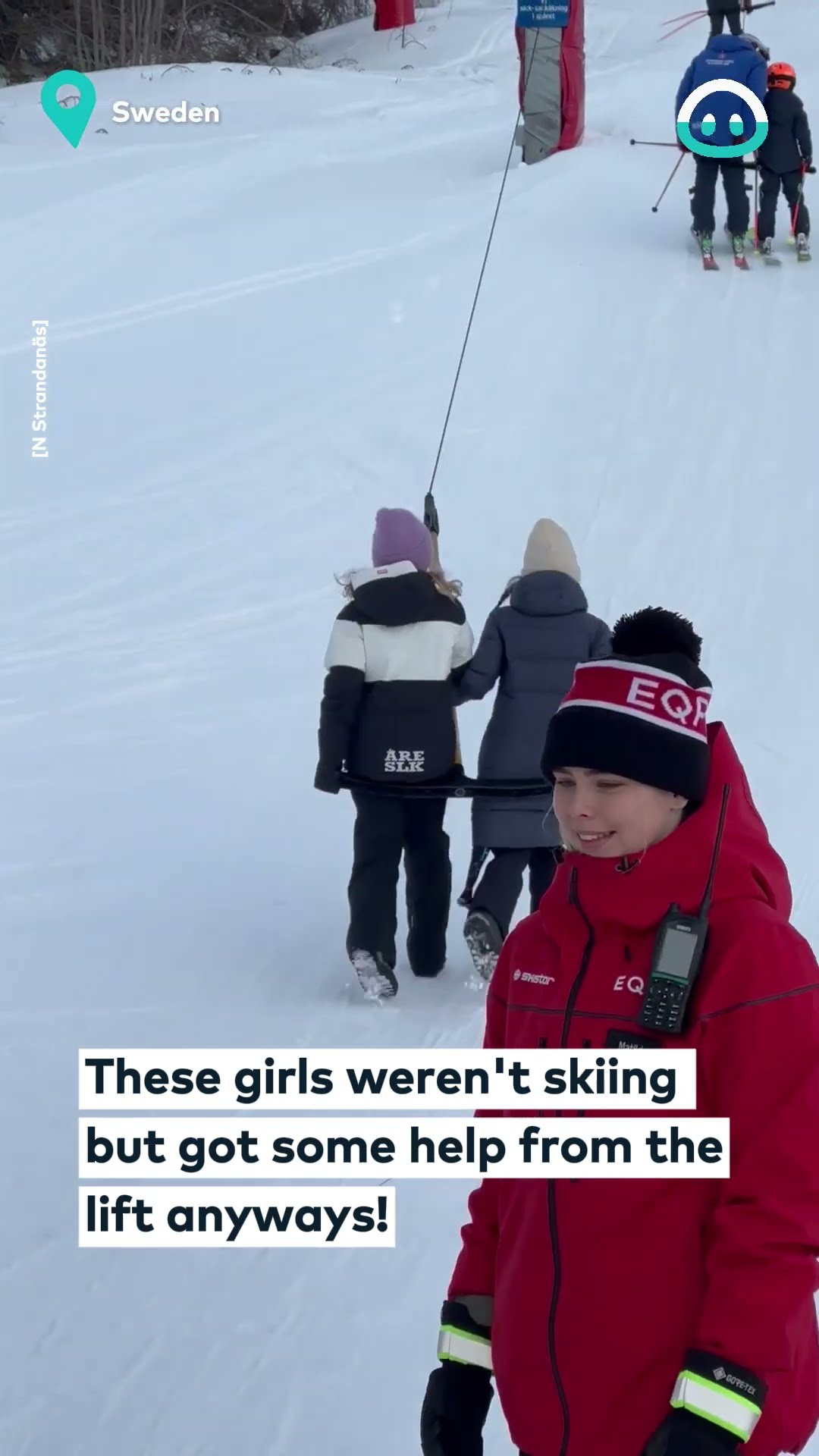 Taking A Ski Lift With No Skis || ViralHog