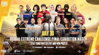 【EN】GLOBAL EXTREME CHALLENGE - Celebrity Final Showdown | PUBG MOBILE LIVE NEW MAP LIVIK CELEBS PUBG