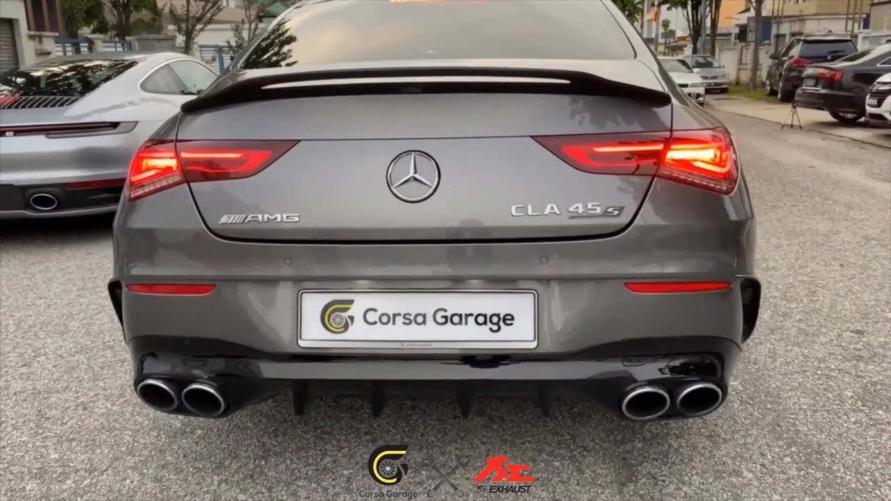 Mercedes-AMG C118 CLA45 S Fi EXHAUST Catless Downpipe X Valvetronic ...