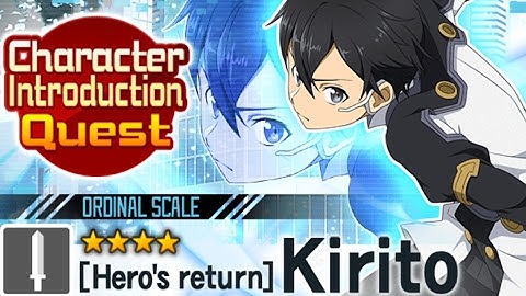 SAO Memory Defrag - Character Introduction Quest - Hero