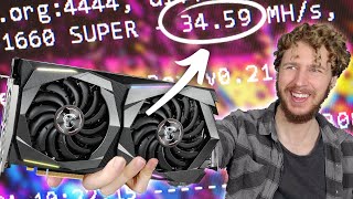 How to get 34mh/s on a 1660 Super (Mining Ethereum)