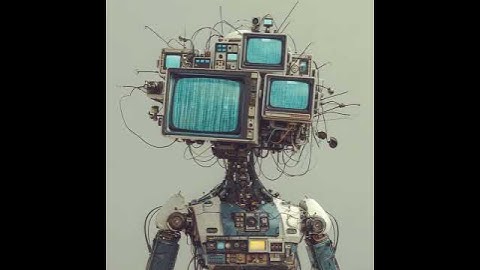 The TV-Headed Robot: A Retro-Futuristic Masterpiece! 📺🤖