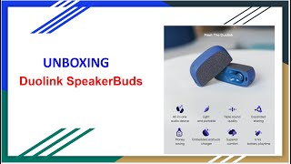 Duolink SpeakerBuds Unboxing