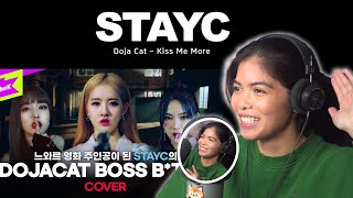 STAYC 'Kiss Me More' Doja Cat   STAGE BREAK Choreography video [reaction]