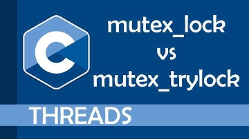 Difference between trylock and lock in C