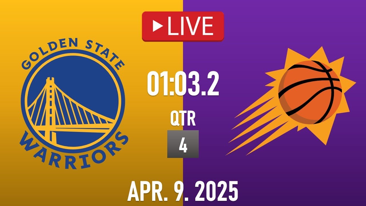 NBA LIVE! Golden State Warriors vs Phoenix Suns April 9, 2025 Suns