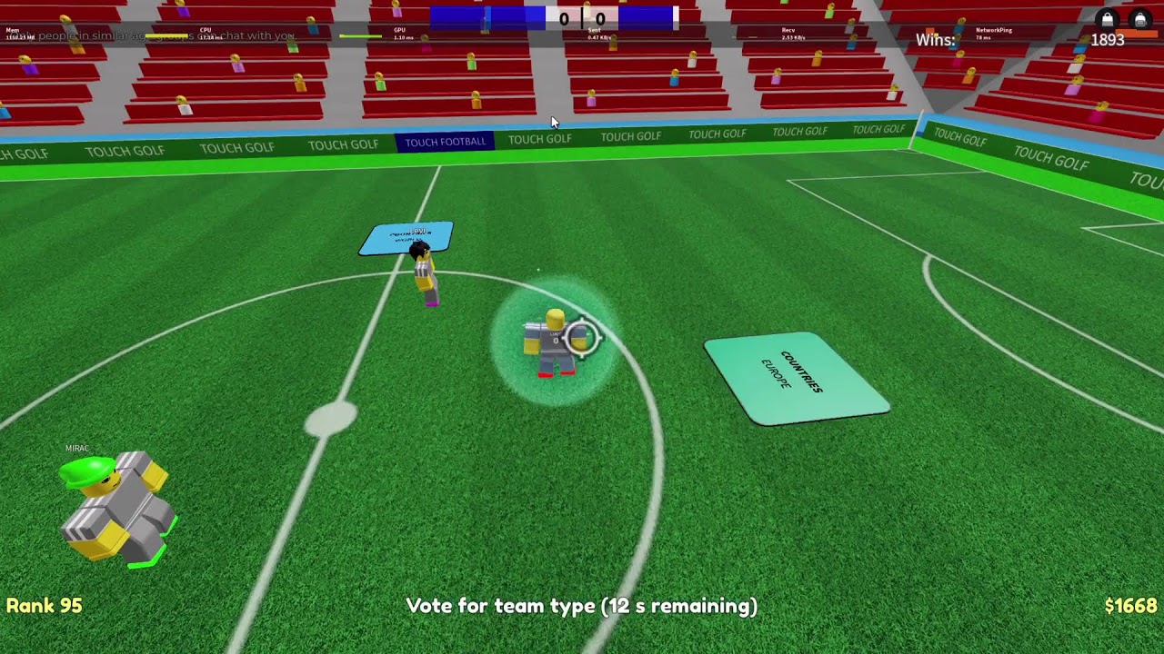 Touch football time!