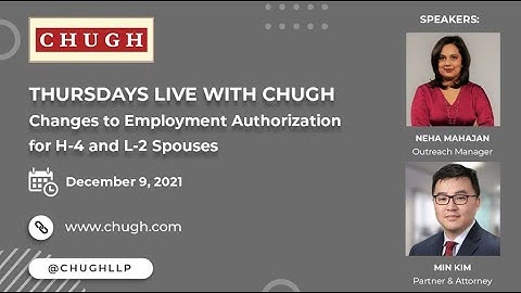 Changes to Employment Authorization for H-4, L-2, and E Spouses