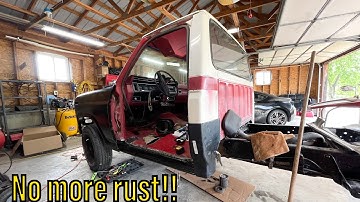 Restoring a 1982 Ford F-150 part 12 (cab corner and rocker)