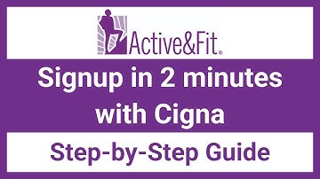 How To Sign Up For Active & Fit Direct | Cigna