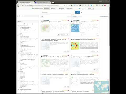 GeoNetwork formatters and html mode