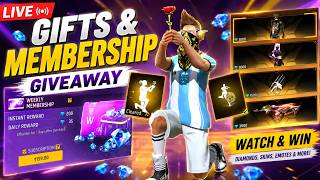 FREE FIRE LIVE GIVEWAY| FREE FIRE CUSTOM CHALLENGE| DAY 24