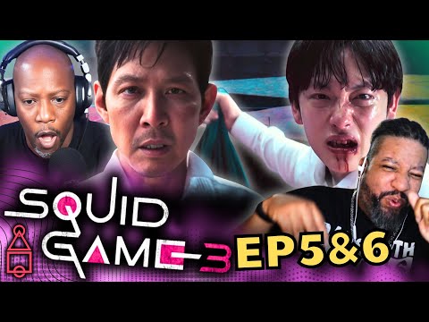 SQUID GAME Season 3 Ep 5 & 6 Reaction | Betrayals & Bloodshed Escalate!