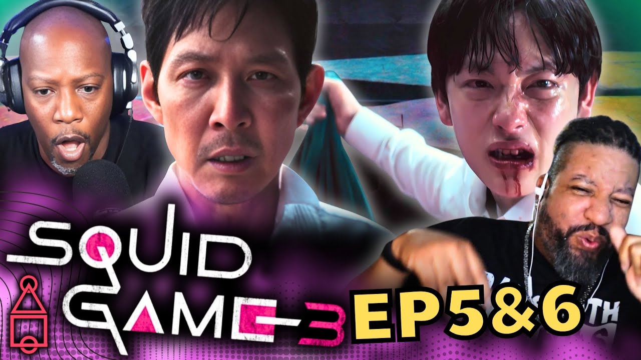 SQUID GAME Season 3 Ep 5 & 6 Reaction | Betrayals & Bloodshed Escalate!