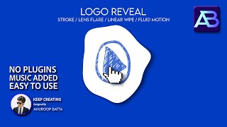 Dynamic Logo Reveal with Lens Flare, Stroke, and Fluid Animation | Creative Design Showcase