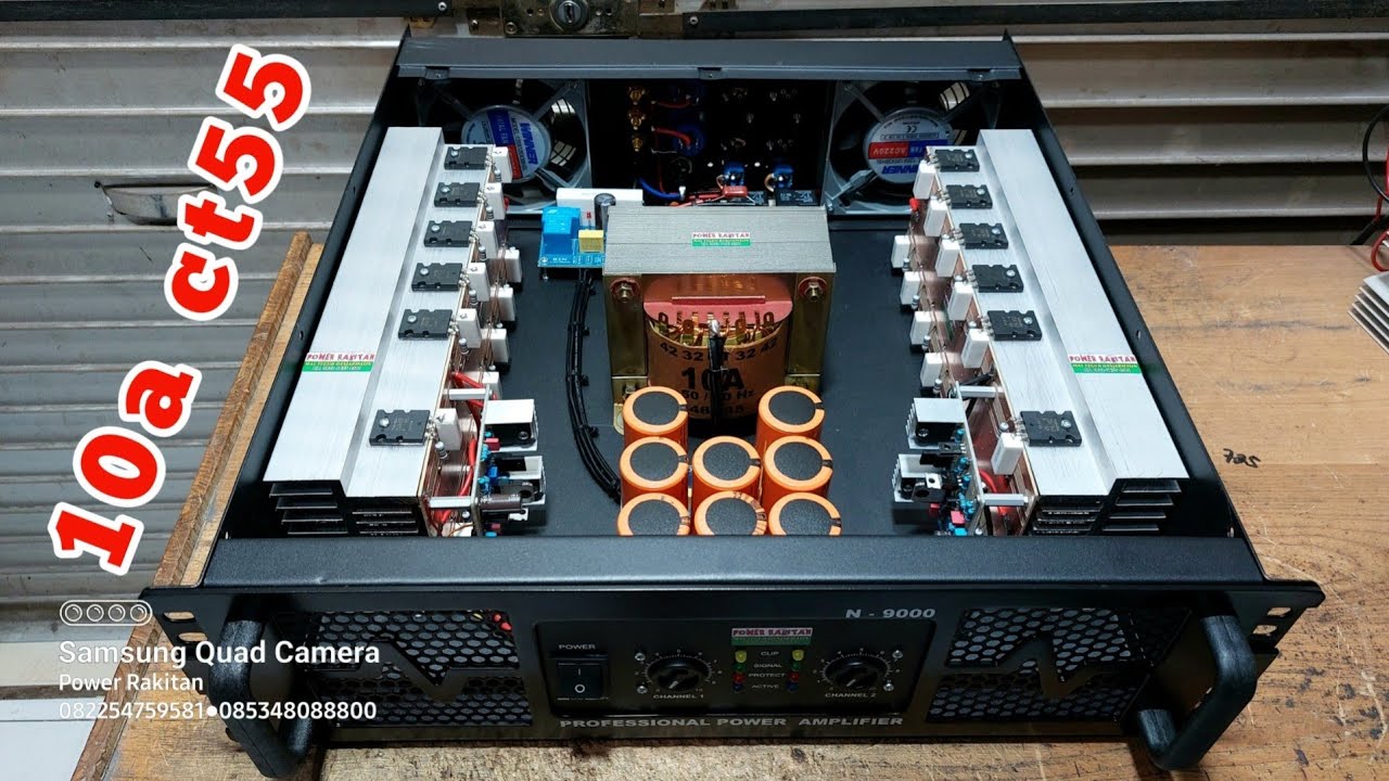 Review Lengkap Power Rakitan Trafo 10a Ct55 Box N9000 YouTube