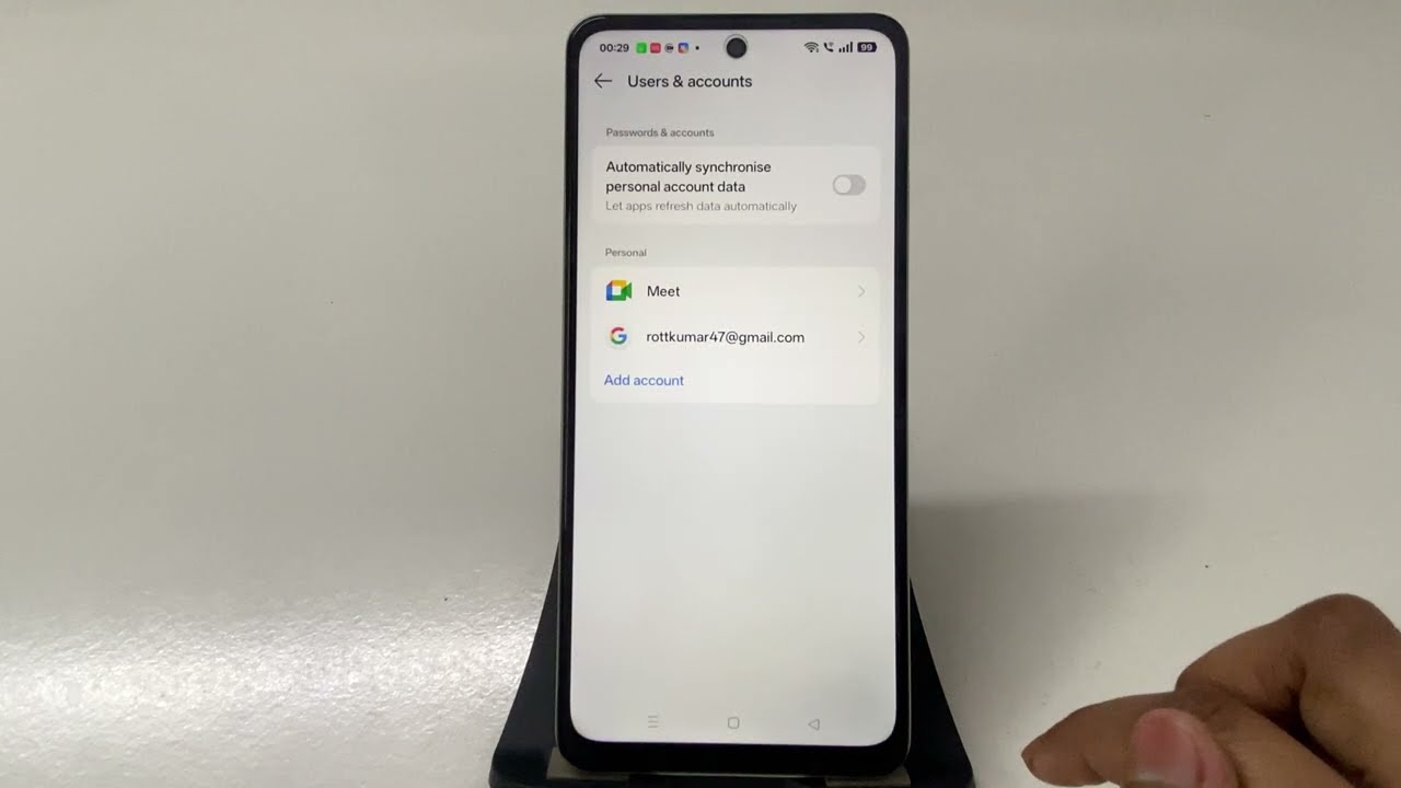 How to Enable Auto Sync Data on Realme P3x