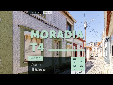 Moradia T4 no centro de Ílhavo, Aveiro | AV2500
