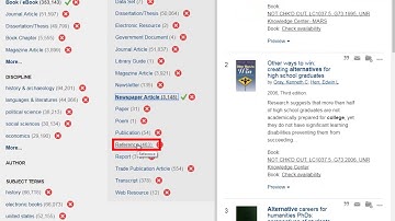 Finding Information Using OneSearch