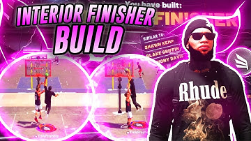 BEST INTERIOR FINISHER BUILD NBA 2K20! BEST POWER FORWARD BUILD! 99 CONTACT! (MUST WATCH)
