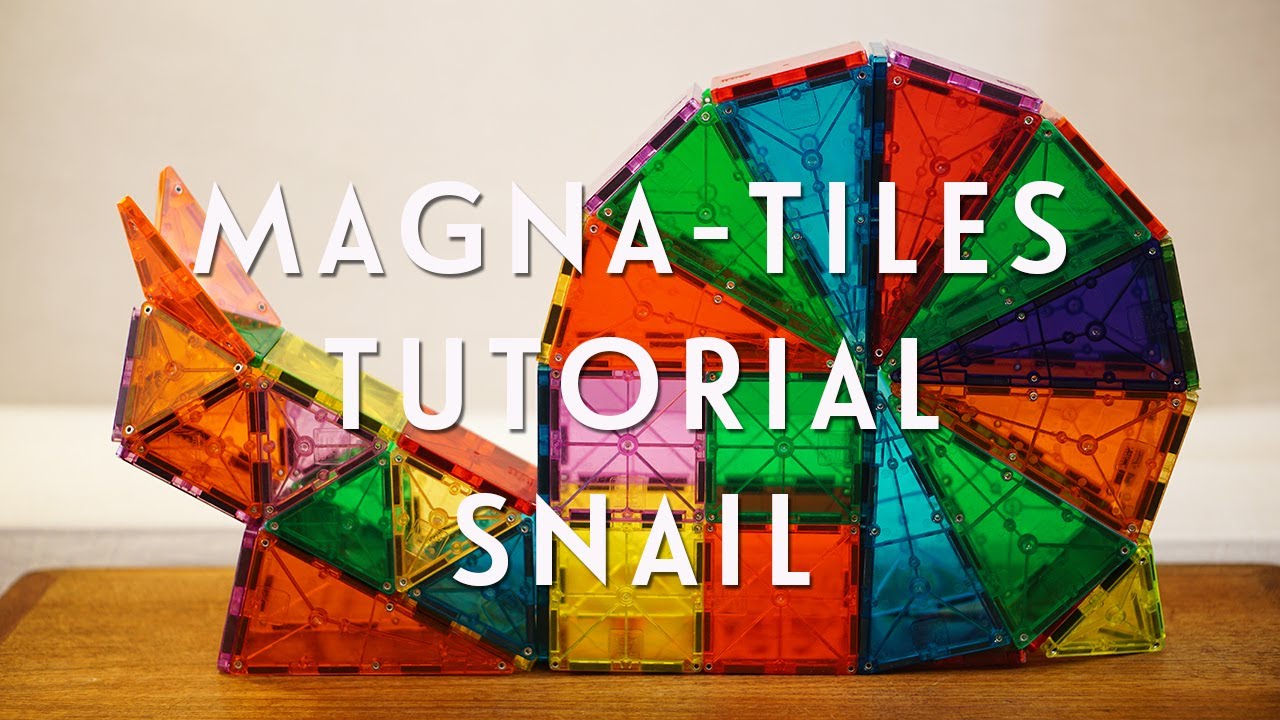 Magna-Tiles Idea: Snail 