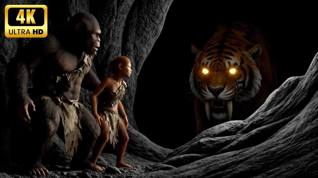 Hunting in Total Darkness – Prehistoric Saber Tooth & Giant Snake Night Threat (Years Ago)