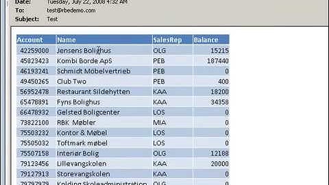 Session 2: Your first scheduled Excel report