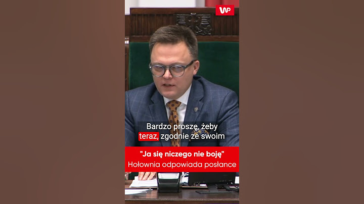 "Ja się NICZEGO nie boję". Hołownia odpowiada posłance #shorts #hołownia #sejm
