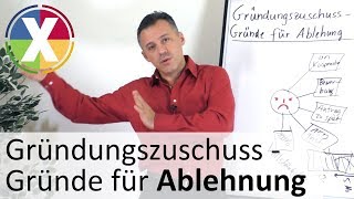 Gründungszuschuss - Gründe für Ablehnung