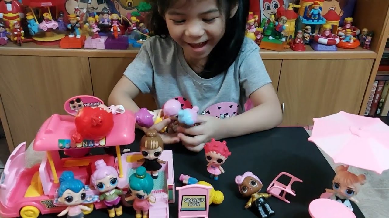 L.O.L. Surprise Dolls Ice Cream Truck and Snack Bar Toys Kids Fun