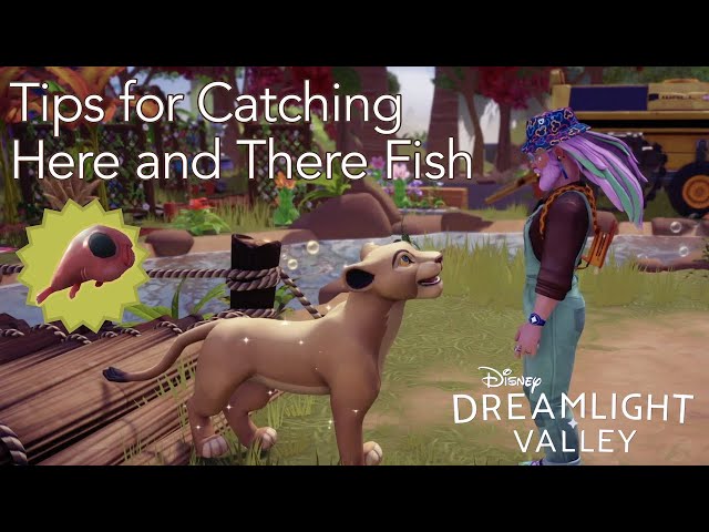 How to catch Here and There Fish in Dreamlight Valley - Update 4 Pride of  the Valley 