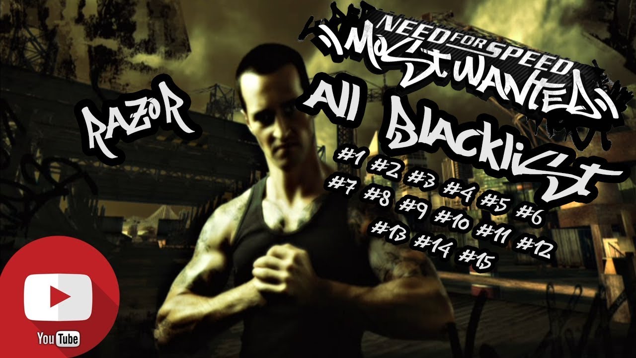 NFS Most Wanted 2005: All Blacklist bios | HQ 1080p