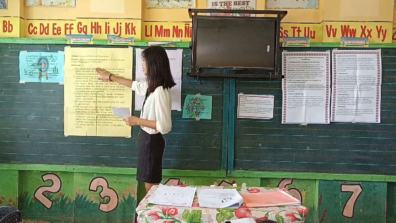 Life cycle of Human( Demo teaching)