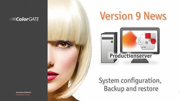 ColorGATE - System configuration: backup and restore