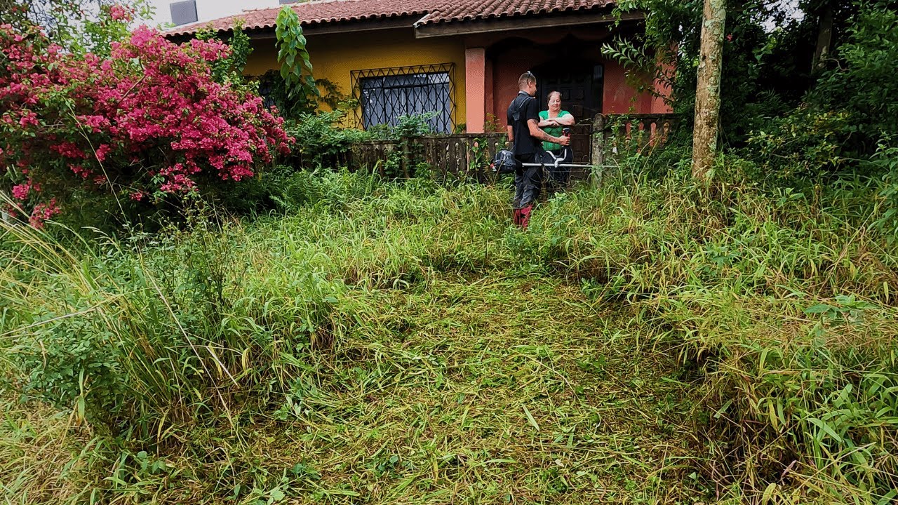 Ela me agradeceu por fazer o JARDIM dela de GRAÇA