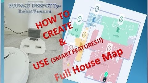 TUTORIAL: Full House Map Create and Use (SMART Features!!)ECOVACS DEEBOT T9+ Robot Vacuum