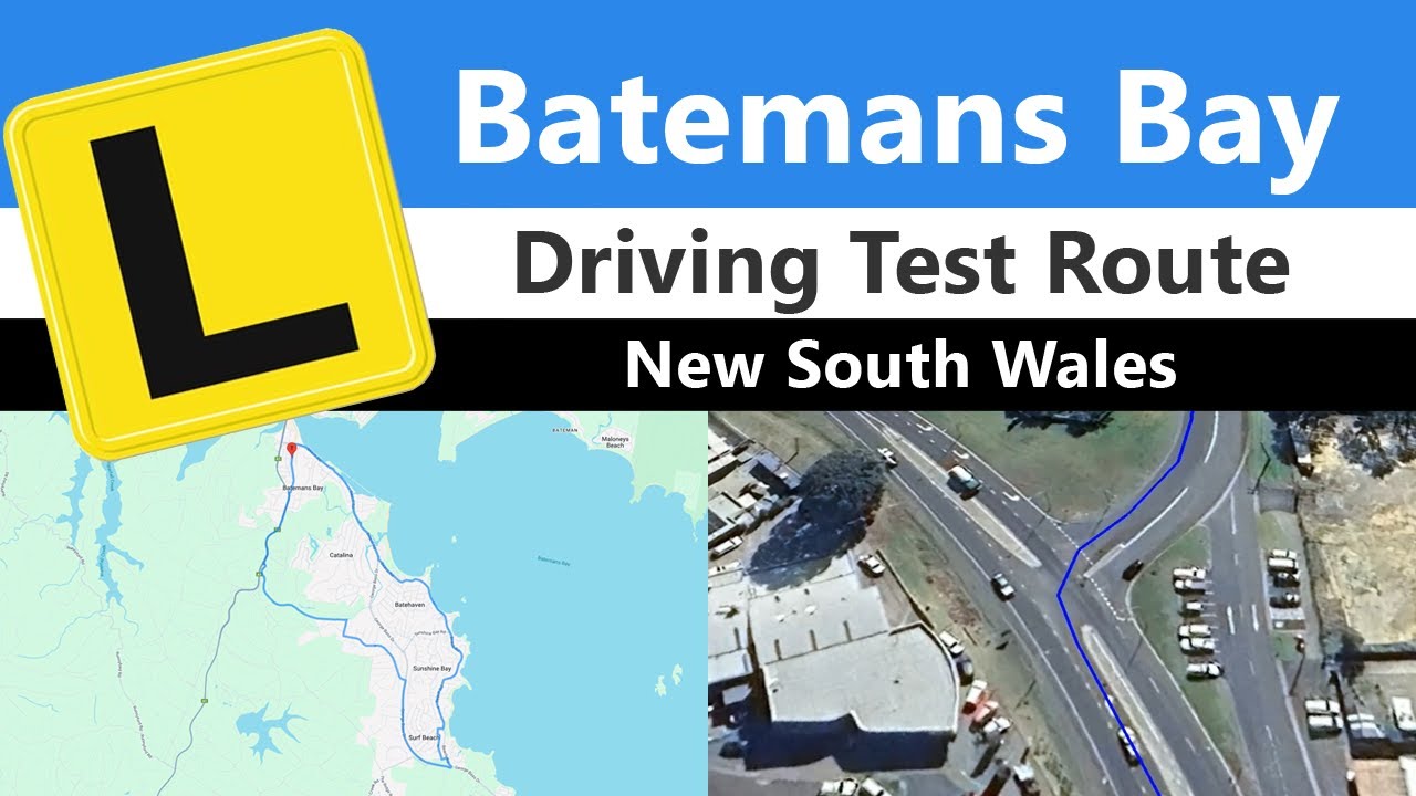 Batemans Bay Driving Test Route, NSW – Demo Route Preview & App