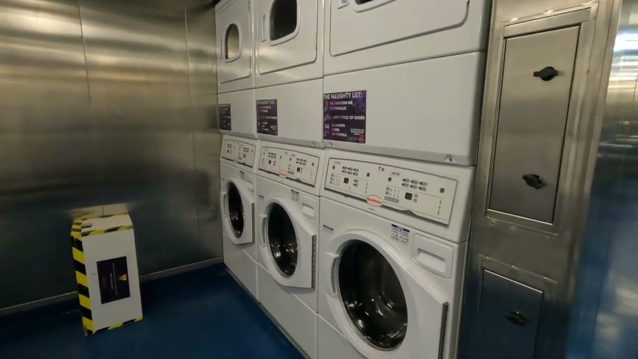 24 Hours in a Cruise Ship Laundry Room