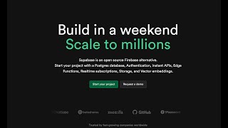 Run your Entire Backend as a Service (BAAS), on Railway APP using supabase.