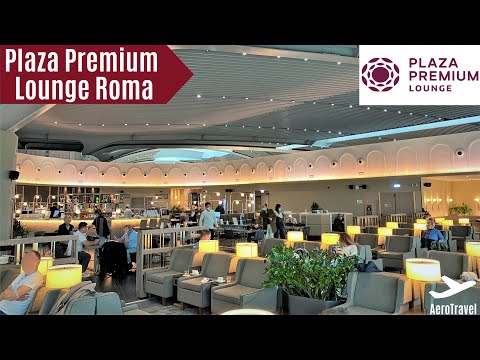 PLAZA PREMIUM LOUNGE ROME (FCO) | ONE OF THE BEST LOUNGES WITHIN EUROPE | LOUNGE REVIEW 4K UHD