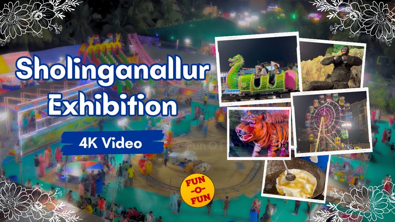 🔥Spectacular Grand Robotic Animals Exhibition at Sholinganallur : A Visual Delight in 4K ❤️😍