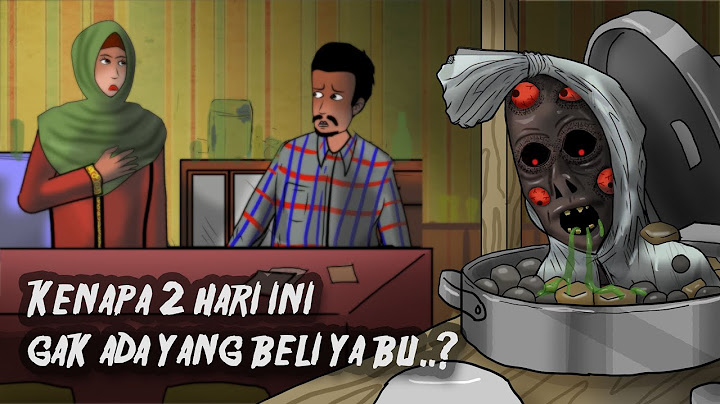Persaingan Pedagang Bakso – tebar tanah kuburan agar bangkrut  #HORORMISTERI | Kartun hantu pocong