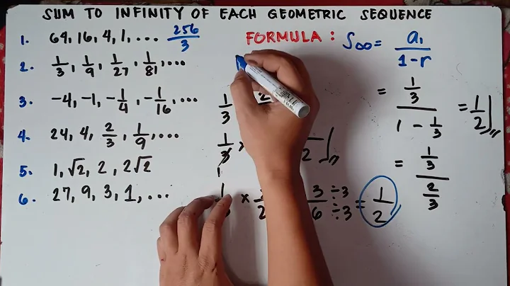 Sum to Infinity | Geometric Series | Explain in Detailed |