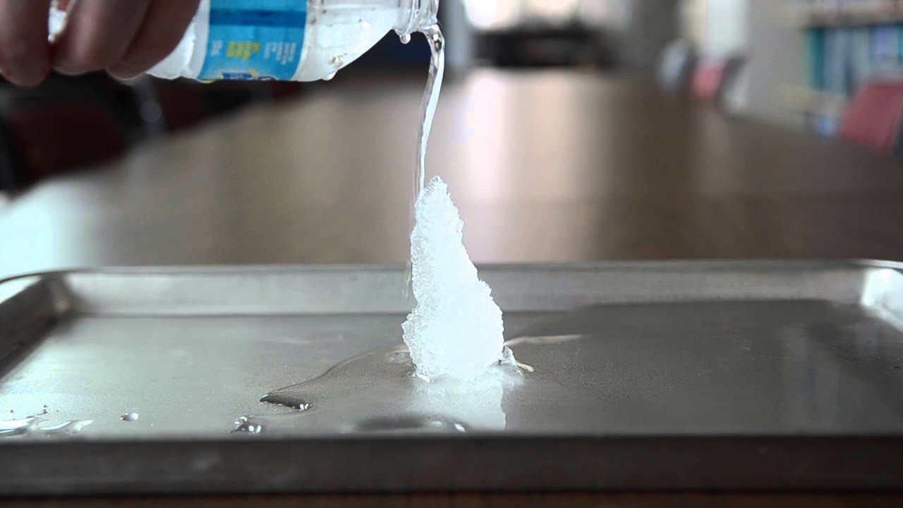 Supercooled Water YouTube