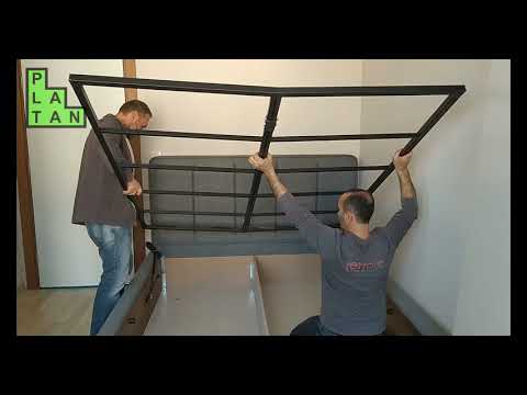 Видео: Как се сглобява метална рамка за легло King?