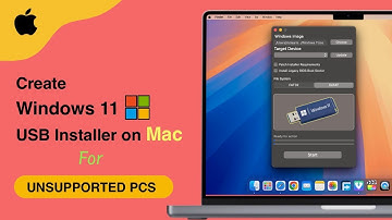 How to Create windows 11 Bootable USB drive on mac for unsupported PC - 2025